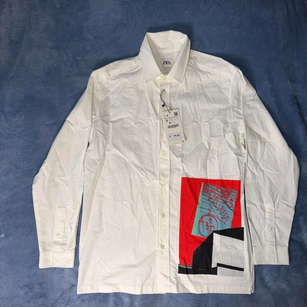 Zara White Button Up Shirt